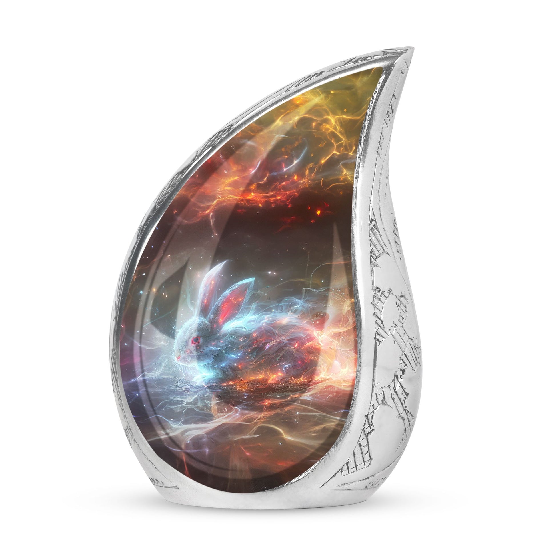 Nebula Blazing Rabbit Urn - Rabbit Cremation Urn For Men & Women