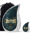 Glowing Dragonfly Memorial Urn - Dragonfly Cremation Urns For Women