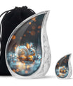 Luminous Mystic Bunny Urn - Rabbit Urns For Ashes Cremation