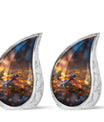 Fiery Dragonfly Urn - Dragonfly Ashes Memorial Urn For Male And Female