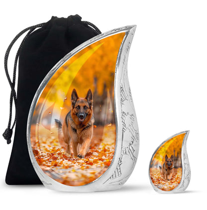 Personalized Dog Memorial Urn for Pet Ashes - Yatskia