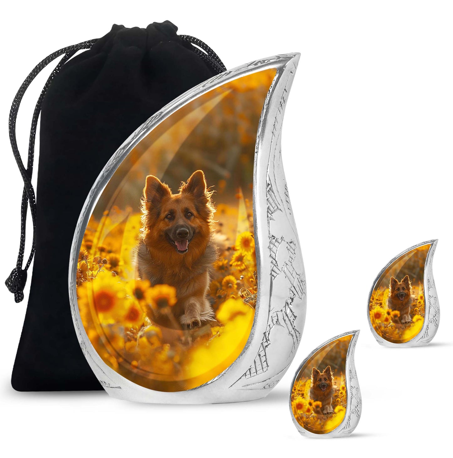 Personalized Dog Cremation Urn for Pet Ashes - Yatskia