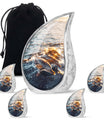 Sunset Dolphin Urn For Women - Dolphin Urn Memorial For Ashes