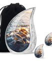 Sunset Dolphin Urn For Women - Dolphin Urn Memorial For Ashes
