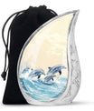 Dolphin Urn For Men & Women - Dolphin Funeral Ashes Urn
