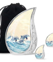 Dolphin Urn For Men & Women - Dolphin Funeral Ashes Urn