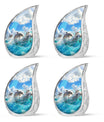 Joyful Dolphins Famiy Urn For Cremation - Funeral Urn for Loved Ones