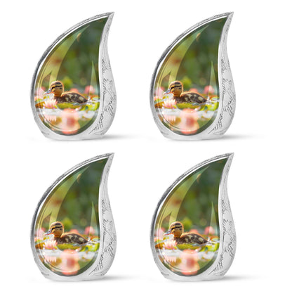 Personalized Bird Cremation Urn for Human Ashes - 10-inch, 200 cu in - Yatskia