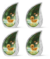 Animated Duckling's Urn For Adults - Duck Funeral Cremation Urn For Ashes