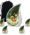 Animated Duckling's Urn For Adults - Duck Funeral Cremation Urn For Ashes