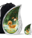Animated Duckling's Urn For Adults - Duck Funeral Cremation Urn For Ashes