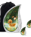Animated Duckling's Urn For Adults - Duck Funeral Cremation Urn For Ashes
