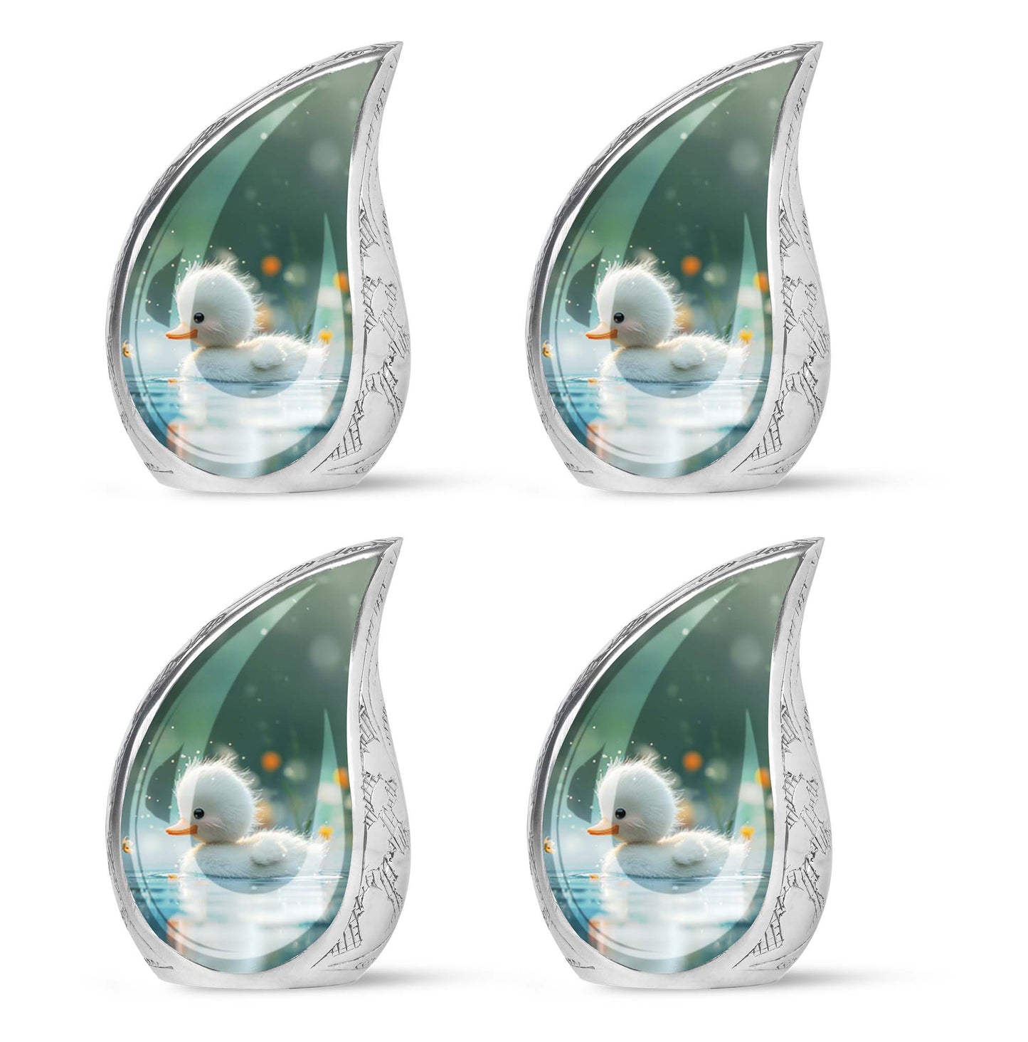 Personalized Bird Memorial Urn for Women - 10-inch, 200 cu in - Yatskia