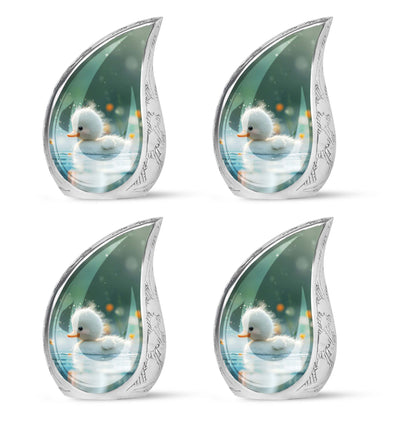 Personalized Bird Memorial Urn for Women - 10-inch, 200 cu in - Yatskia