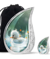 Cute Duckling Funeral Urn - Duck Memorial Urn For Women