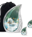 Cute Duckling Funeral Urn - Duck Memorial Urn For Women