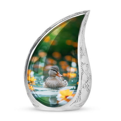 Personalized Bird Cremation Urn for Women - 10-inch, 200 cu in - Yatskia