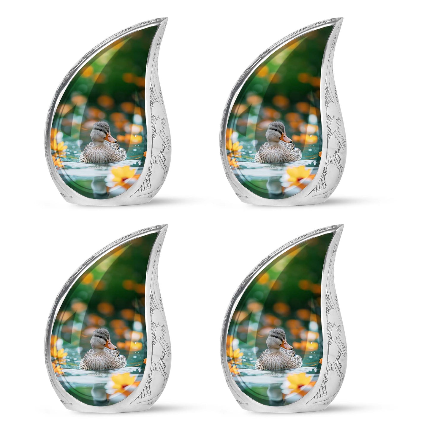 Personalized Bird Cremation Urn for Women - 10-inch, 200 cu in - Yatskia