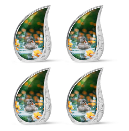 Personalized Bird Cremation Urn for Women - 10-inch, 200 cu in - Yatskia