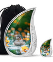 Duck Urn Memorial For Women - Funeral Cremation Urn For Ashes