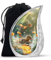 Duckling Memorial Urn For Human Ashes - Large Urn For Women