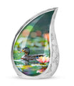 Duck Funeral Urn For Ashes - Green Cremation Urn For Men & Women