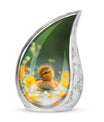 Golden Duckling Memorial Urn Set - Duck Cremation Urn For Ashes