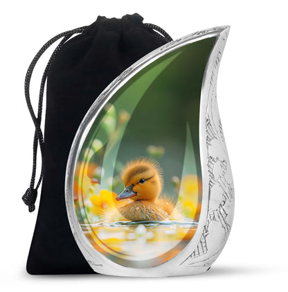 Personalized Bird Cremation Urn for Human Ashes - 10-inch, 200 cu in - Yatskia