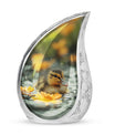 Duckling Memorial Ashes Urn For Loved Ones - Baby Duck Urn For Humans