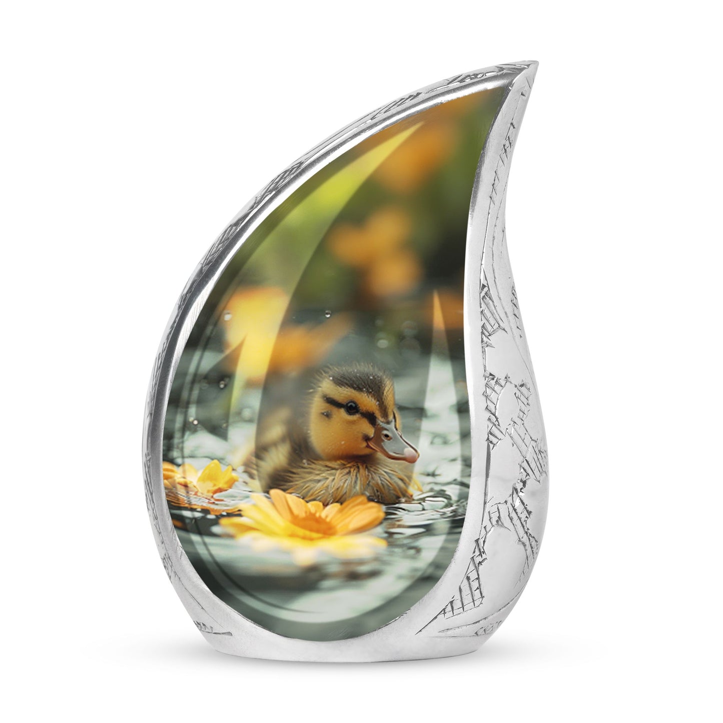 Personalized Bird Memorial Urn for Human Ashes - 10-inch, 200 cu in - Yatskia