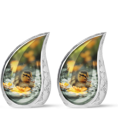 Personalized Bird Memorial Urn for Human Ashes - 10-inch, 200 cu in - Yatskia