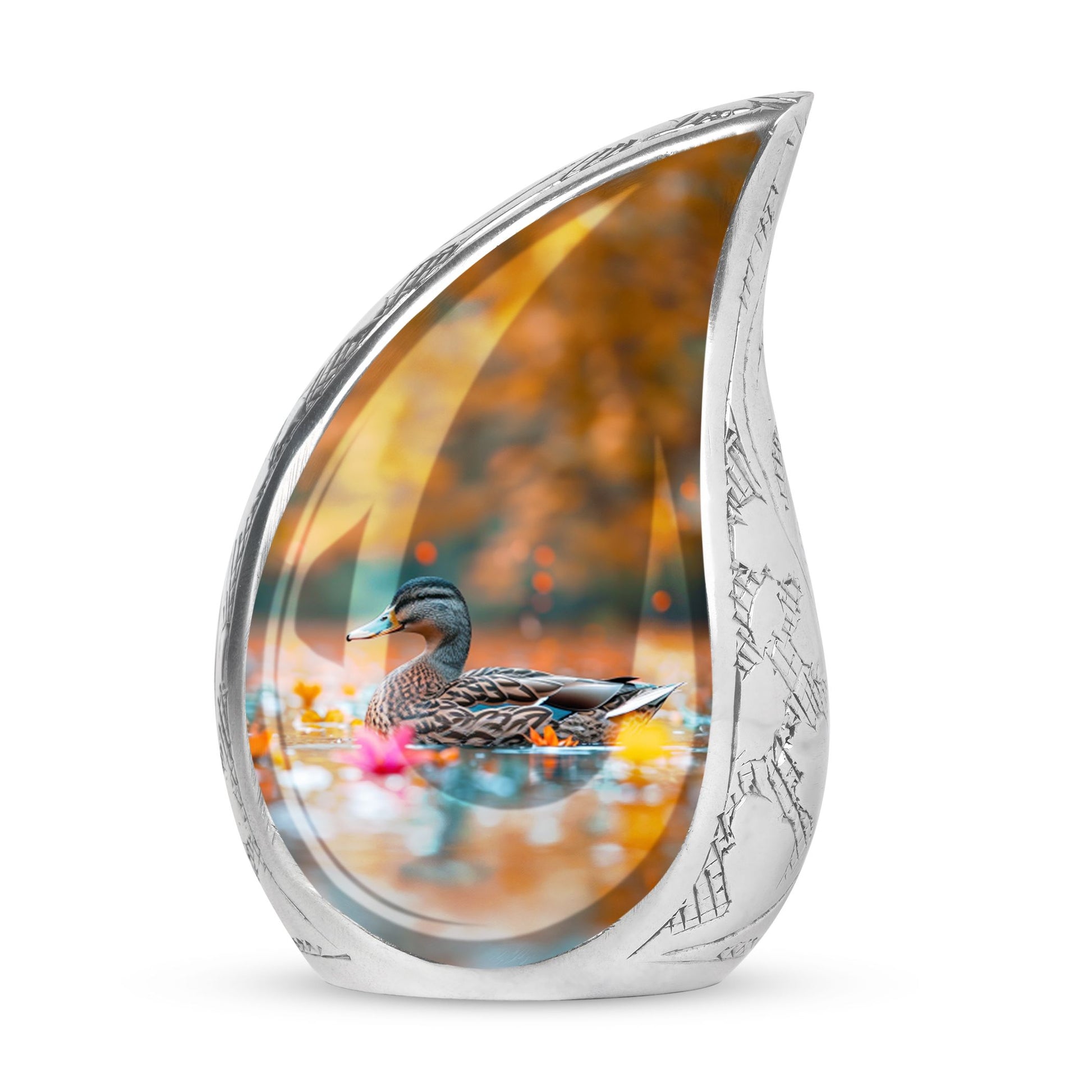 Duck Cremation Ashes Memorial Urn - Funeral Urn For Men & Women