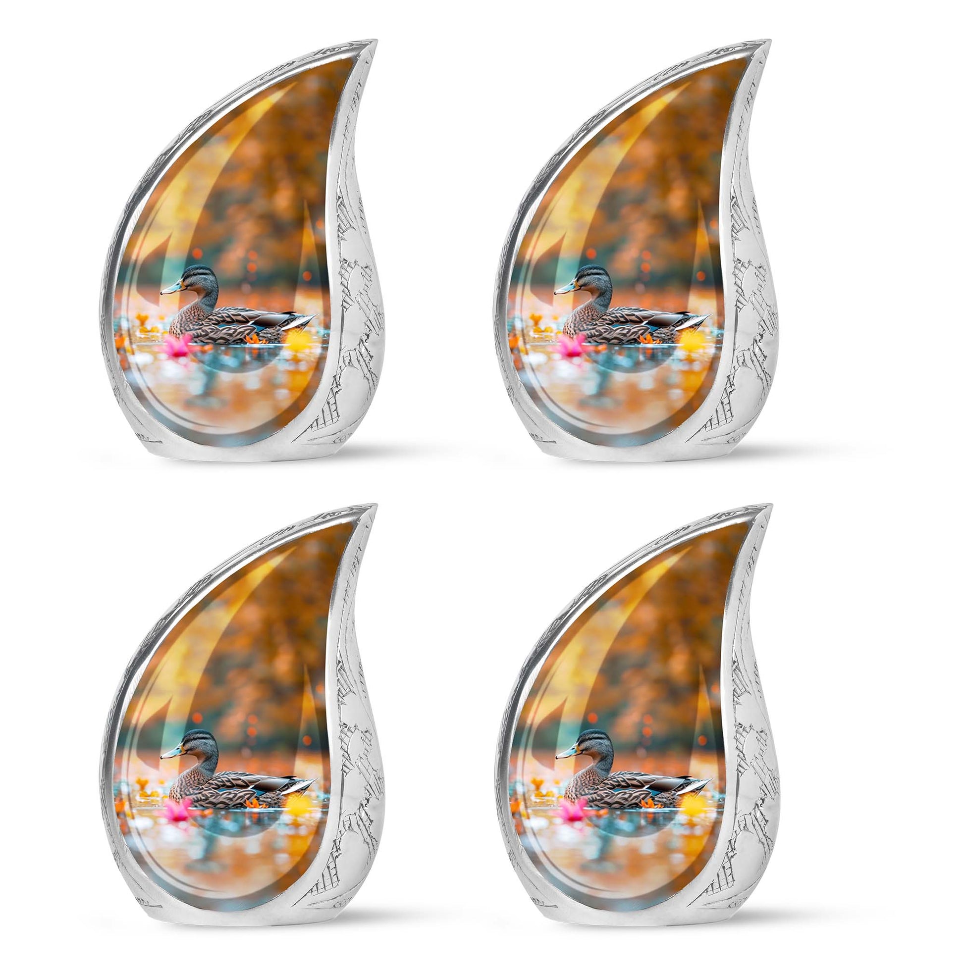 Duck Cremation Ashes Memorial Urn - Funeral Urn For Men & Women