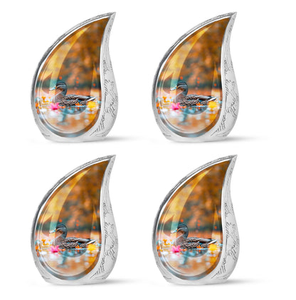 Personalized Bird Cremation Urn for Men & Women - 10-inch, 200 cu in - Yatskia