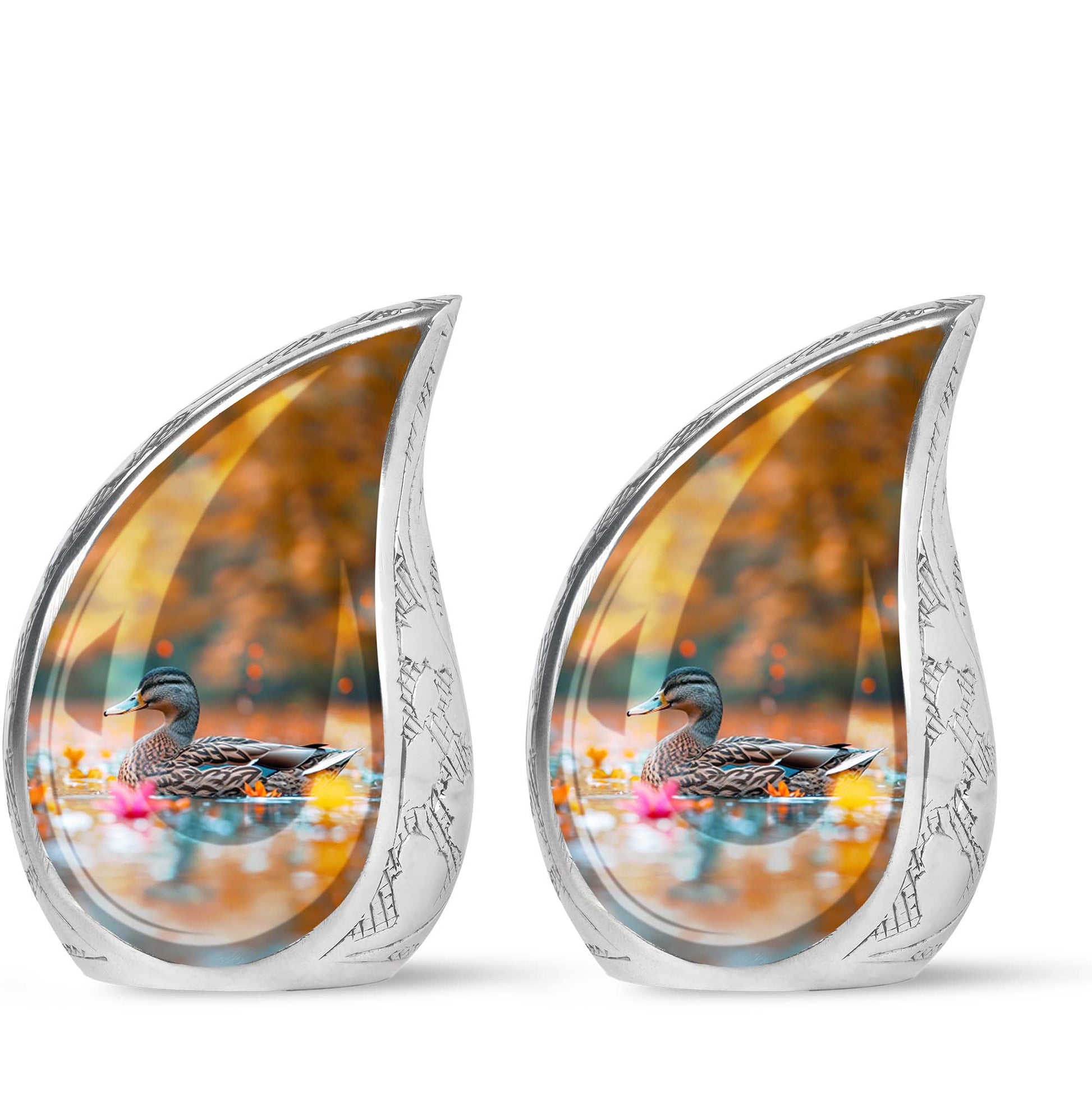 Duck Cremation Ashes Memorial Urn - Funeral Urn For Men & Women