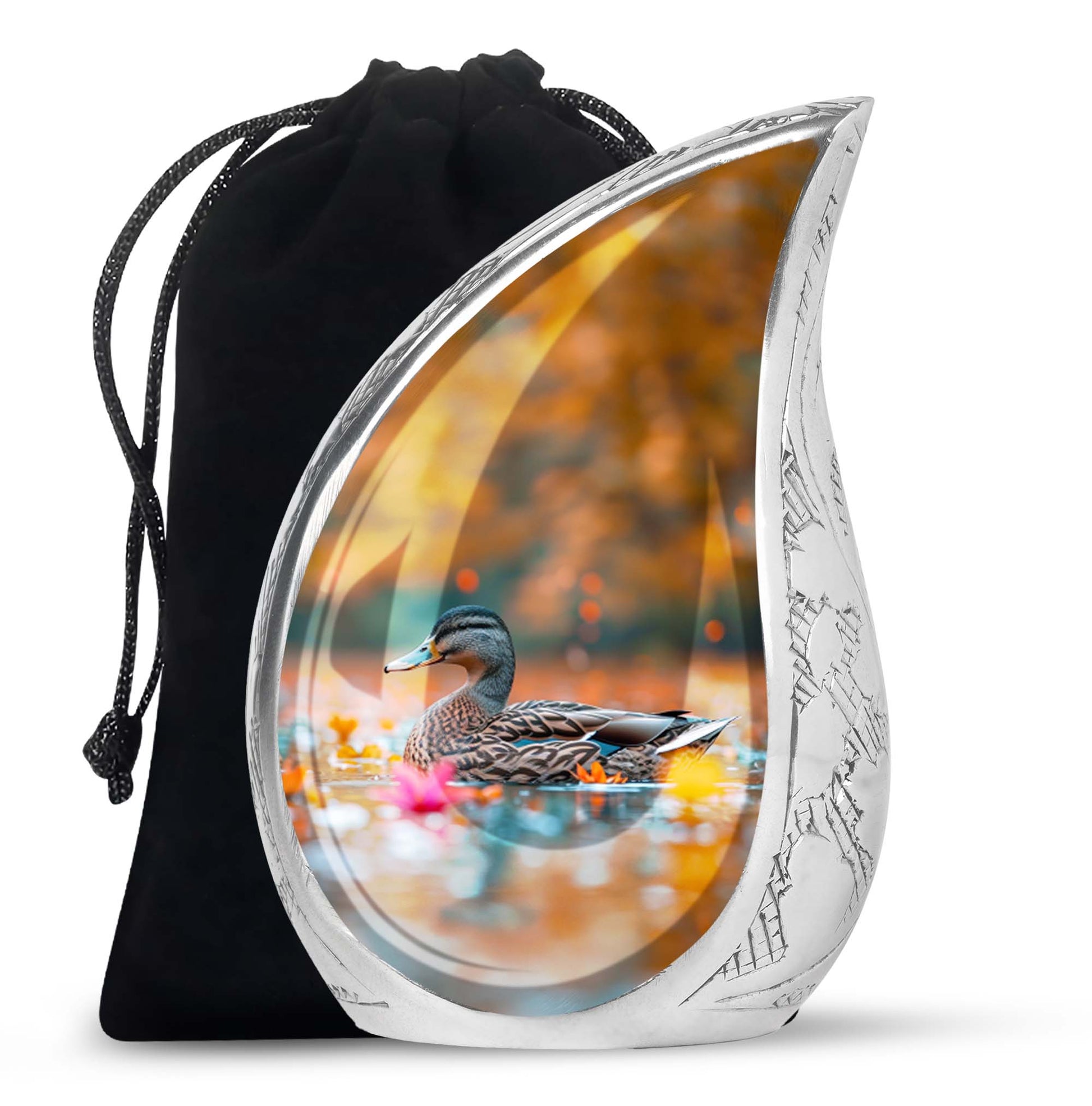 Duck Cremation Ashes Memorial Urn - Funeral Urn For Men & Women