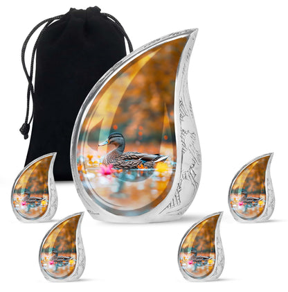 Personalized Bird Cremation Urn for Men & Women - 10-inch, 200 cu in - Yatskia