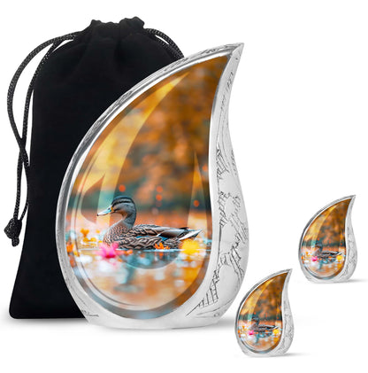 Personalized Bird Cremation Urn for Men & Women - 10-inch, 200 cu in - Yatskia