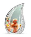 Baby Duck Memorial Urn Combo Set - Large And Keepsake Ashes Urn