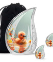 Baby Duck Memorial Urn Combo Set - Large And Keepsake Ashes Urn