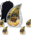 Bengal Tiger Urn Combo Set  - Large & Keepsake Urn Set For Funeral