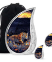 Tiger Cremation Urn for Ashes – Majestic Wildlife Funeral Urn For Ashes