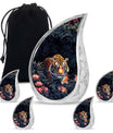 Hungry Black Tiger Cremation Urn - Burial Urn For Ashes
