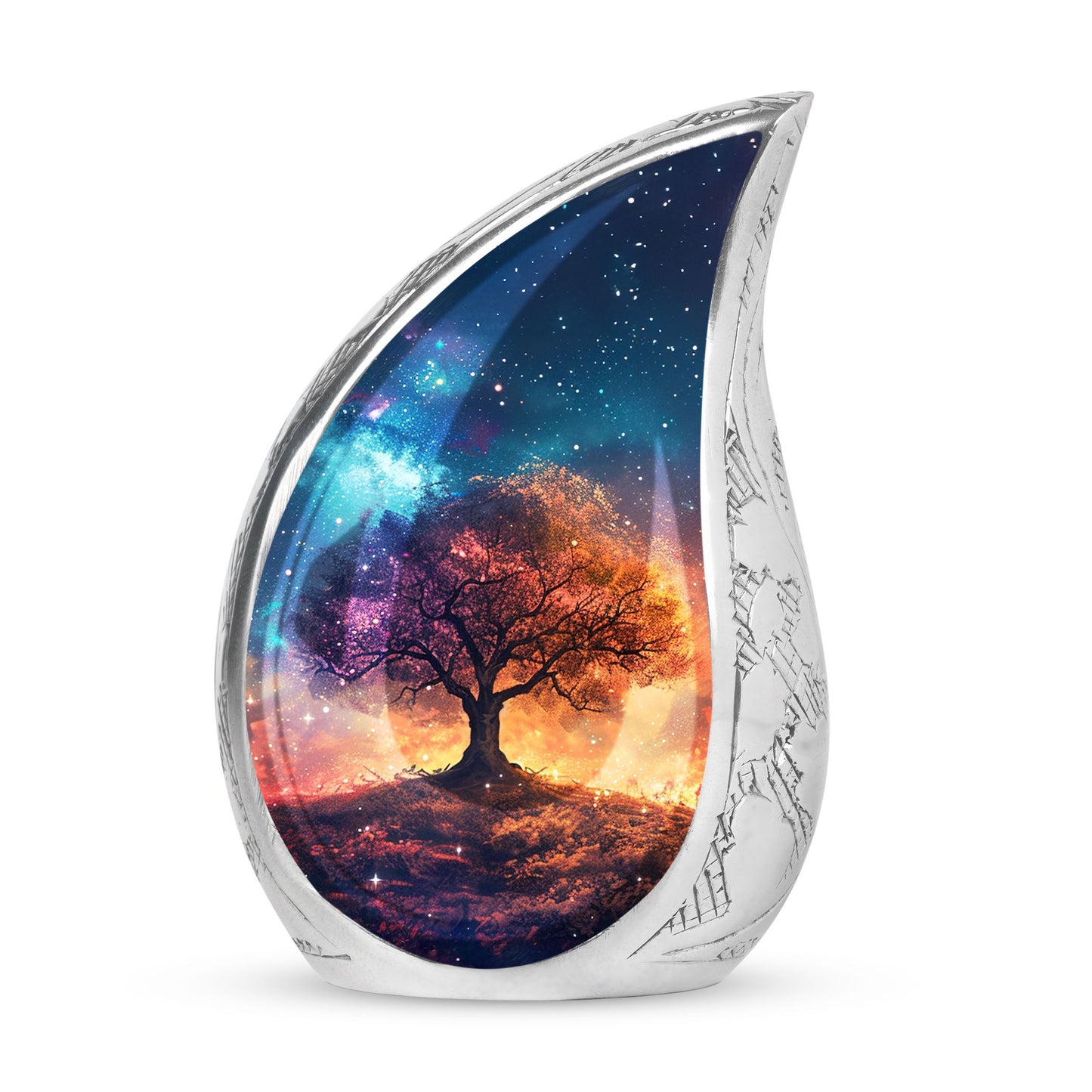 Personalized Tree of Life Keepsake Urn for Women - 10-inch, 200 cu in - Yatskia
