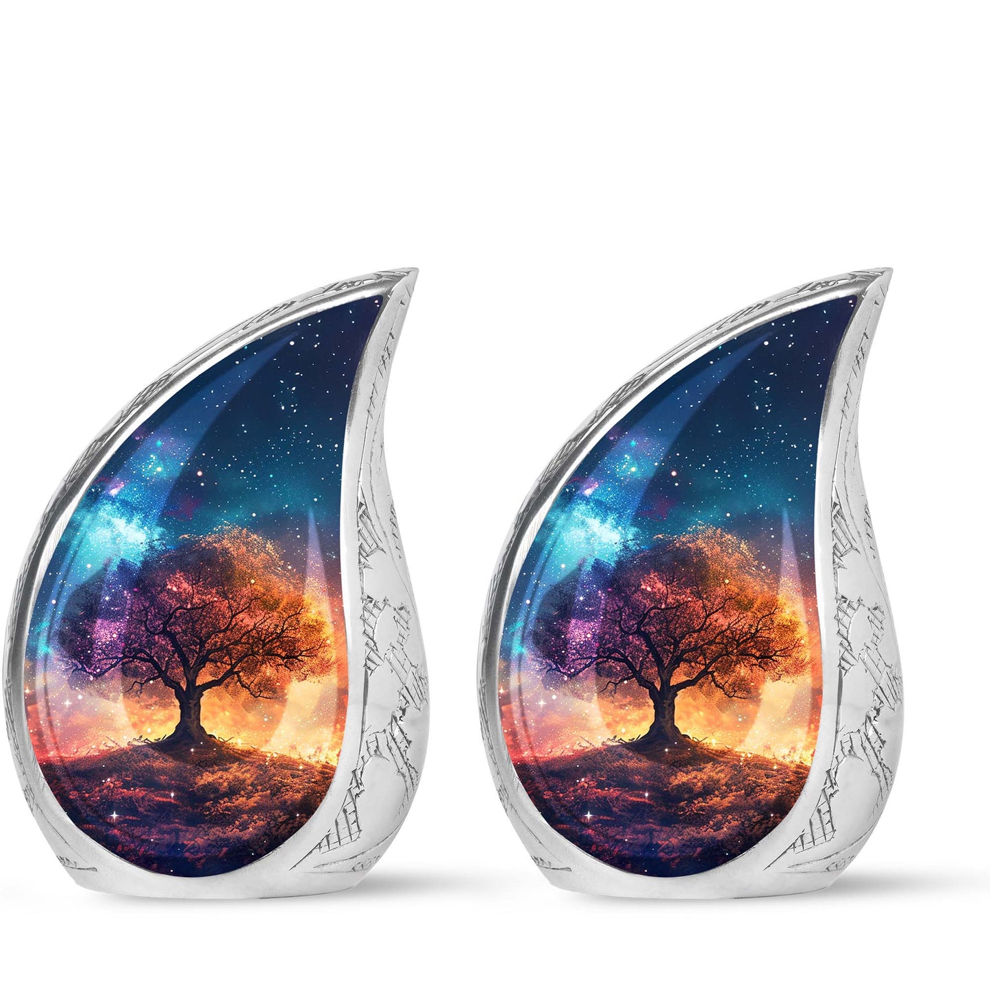 Personalized Tree of Life Keepsake Urn for Women - 10-inch, 200 cu in - Yatskia