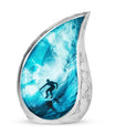 Midnight Surf Odyssey - Large Urn Memorial, Funeral Cremation Urn