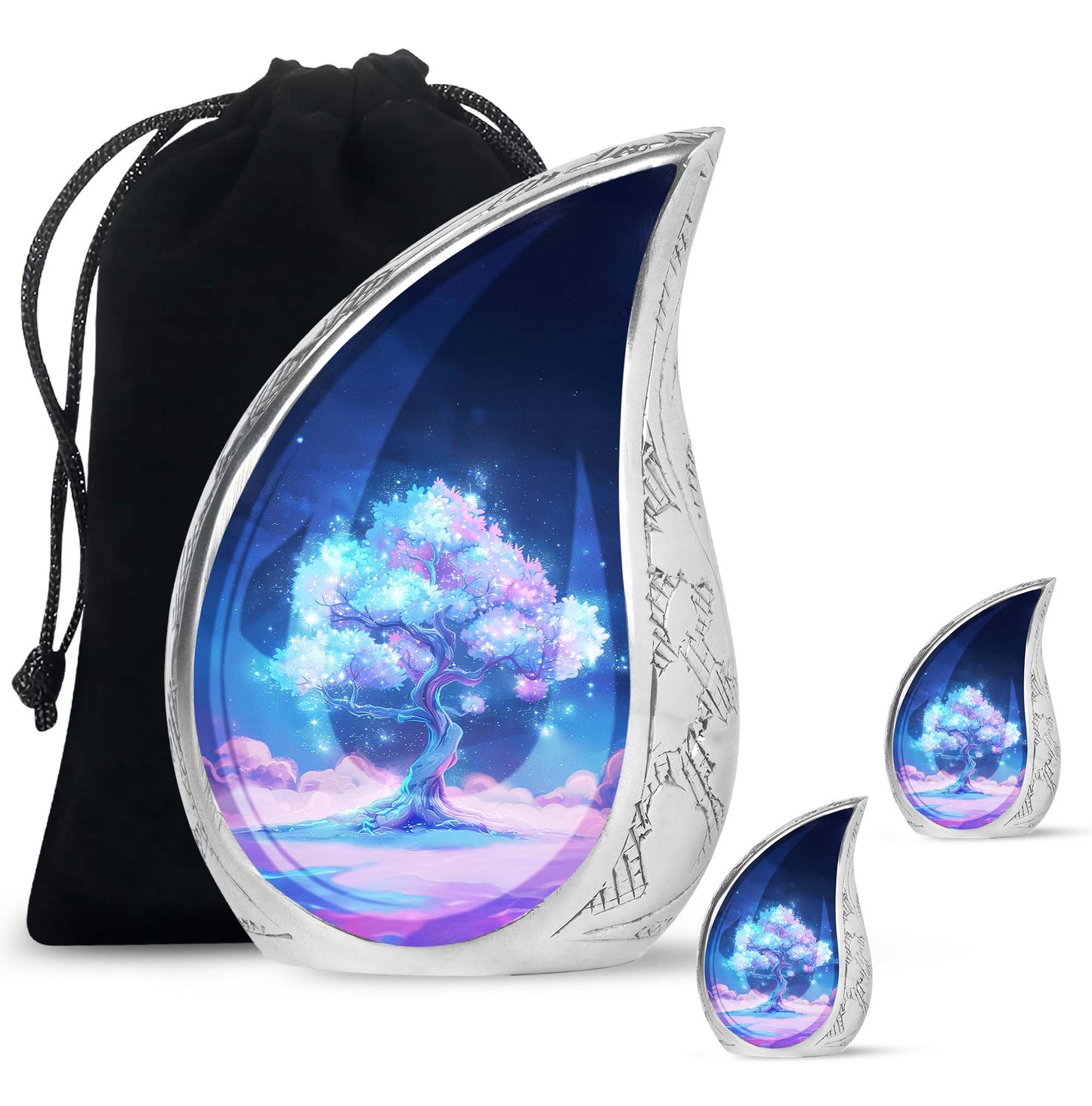 Mystical Tree Memorial Urn for Nature Lovers Cremation Keepsake