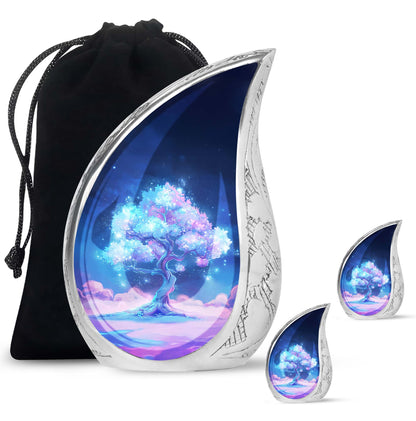 Mystical Tree Memorial Urn for Nature Lovers Cremation Keepsake