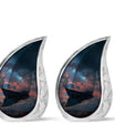 Boat Night Sky Urn – Celestial Vessel Design for Memorial Keepsakes