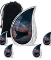 Boat Night Sky Urn – Celestial Vessel Design for Memorial Keepsakes